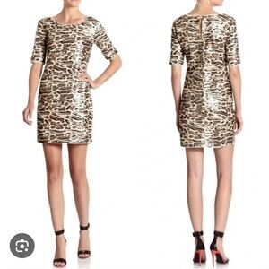 NWT PJK Lenny shift dress in Leo